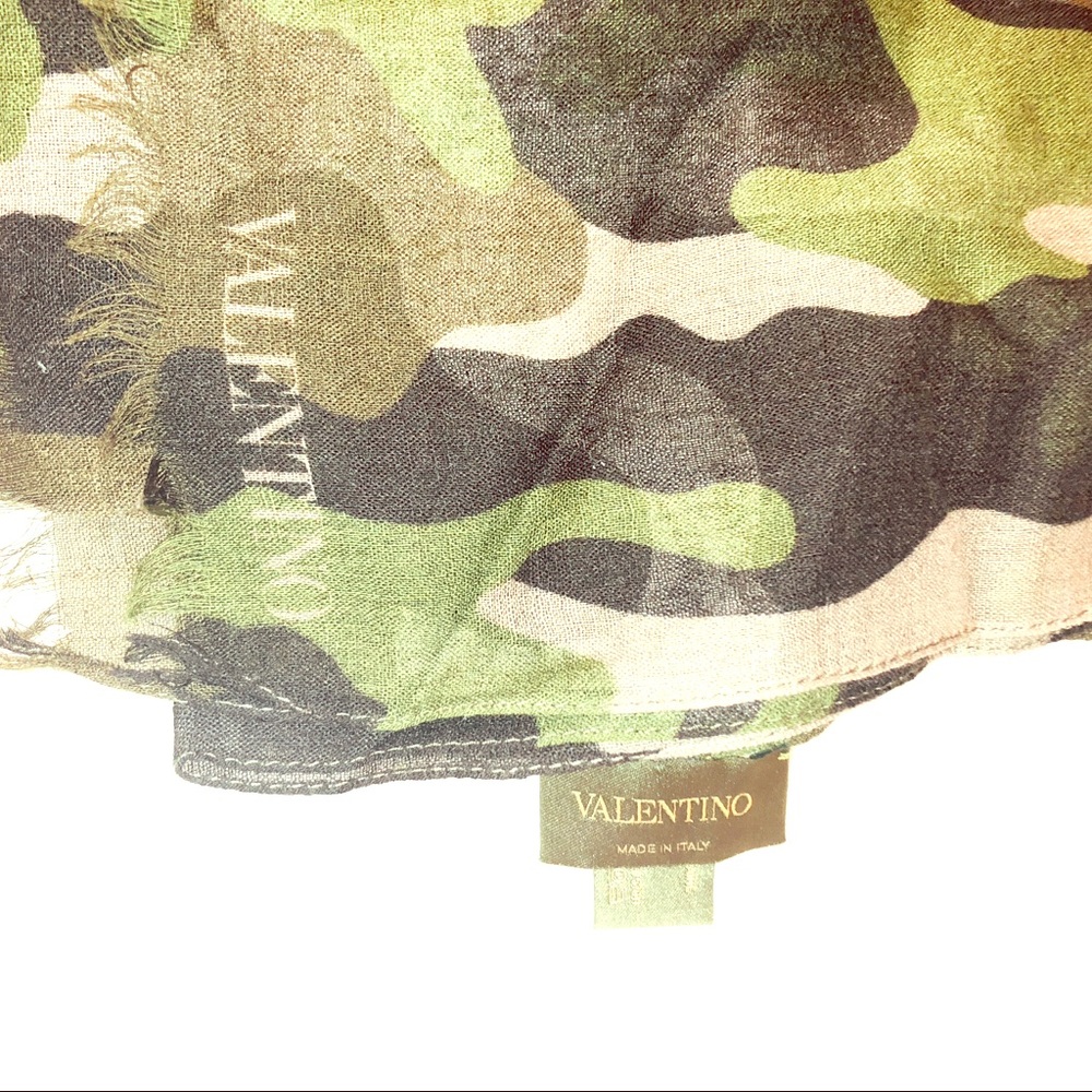 VALENTINO Camo Scarf**NEW**